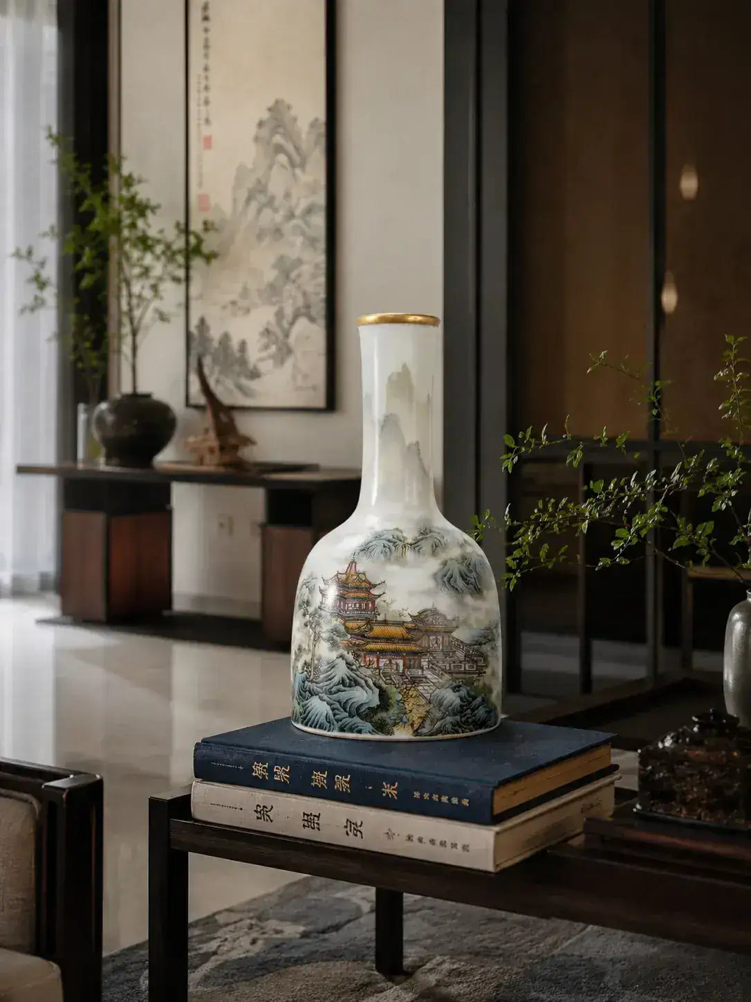 Landscape Zun Vessel
