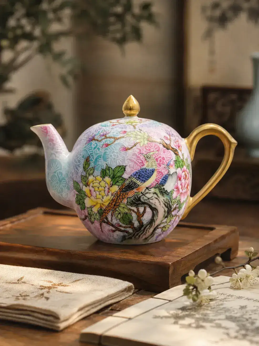 Floral Teapot